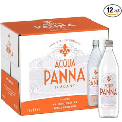 Acqua Panna dabīgais minerālūdens, 12 x 1 litrs