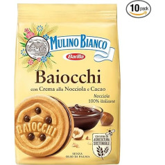 Mulino Bianco Baiocchi Lazdu rieksti, 10 gab. iepakojums (10 x 260g)