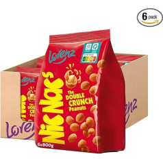 Lorenz Snack World NicNac's Liela 6 gab. iepakojums (6 x 800 g)