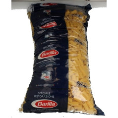 Barilla Pasta Mezze Maniche Rigate Ristorante Nr. 84 Itāļu nūdeles 5 kg iepakojums