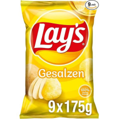 Lay's sālīti 9 x 175g