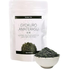 Gyokuro Amaterasu 50 g, Pirmā skalošanas kārta Gyokuro zaļā tēja no Japānas, japāņu zaļā tēja, Japāņu zaļā tēja TeaClub