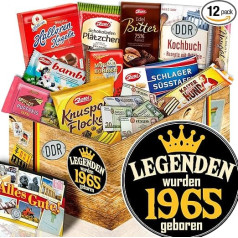 ostprodukte-versand Legendas 1965 ++ Dāvana vīriešiem dzimšanas dienā ++ Nostalģija Box Šokolādes L