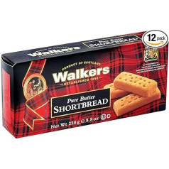 Walkers Shortbread Īsmaizes pirkstiņi - 12 gabaliņu kaste