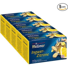 Meßmer Ginger Lemon 20 TB, 5 gabaliņu iepakojums (5 x 35 g)