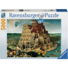 Puzzle 5000 elementi Bābeles torņa nojaukšana