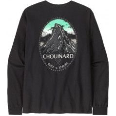 Patagonia krekls CHOUINARD Crest Ringer Responsibili-Tee LS M M Black