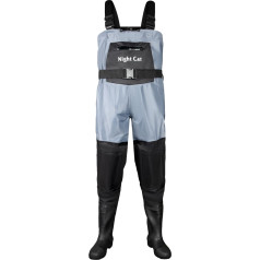 Night Cat Waders Men Women Waders with Boots Waterproof Breathable Crosswater Blue Waders