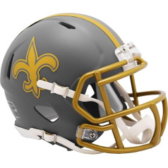 NFL Mini Speed ķivere New Orleans Saints Slate Collection Edition futbola ķivere