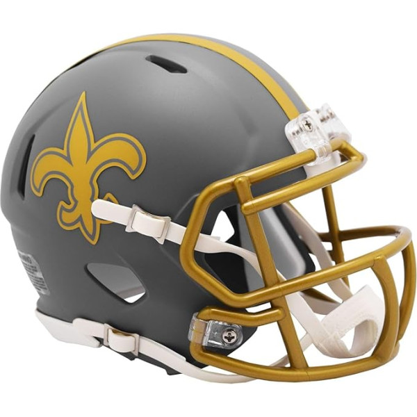 NFL Mini Speed ķivere New Orleans Saints Slate Collection Edition futbola ķivere