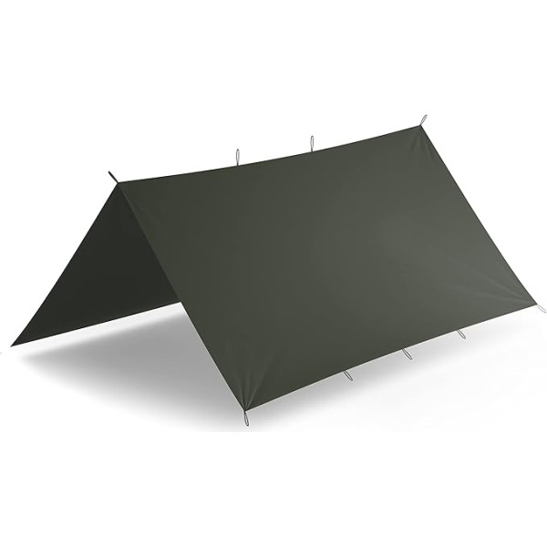 Helikon-Tex Supertarp poliestera ripstop materiāls olīvu zaļš