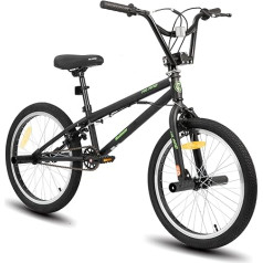 Hiland 20 collu bērnu velosipēds zēniem meitenēm no 5 līdz 12 gadiem, 360 grādu rotācijas Freestyle BMX velosipēds, 4 pegs, vienātruma bērnu BMX velosipēds, dažādas krāsas