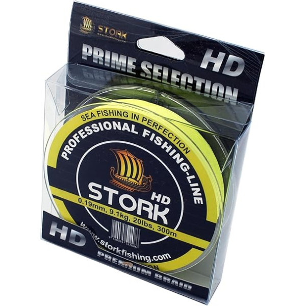 Stork HD, 4 virzienu pīta aukla 300 m