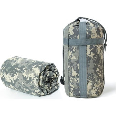 Akmax.cn Bivy Cover Sack militāro armijas moduļu guļammaisu sistēmai, ūdensnecaurlaidīgs ārējais apvalks guļammaisam, minimālistiska slēpta nojume Multicam/Woodland/UCP/OCP