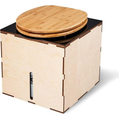 Kildwick EasyLoo Atdalāmā tualete/sausā tualete ar ventilatoru 5V kreisā pusē - montējama