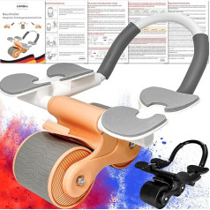 LOODIA® Abdominal Roller Abdominal Trainer for Home, Automātiskais atsitiena vēdera ritenis, Abdominal Trainer Roller, Fitness Ab Roller, Fitnesa trenažieris mājās, Abdominal Roller Abdominal Training