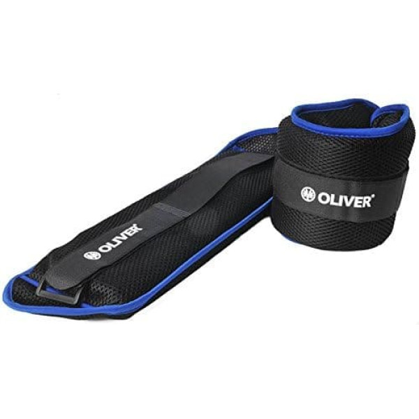 Oliver Svaru aproces Prime Pair plaukstas locītavām un potītēm, Velcro stiprinājums, Spēka treniņš, silikons, 0,5 kg, 0,75 kg, 1,0 kg, 1,5 kg, 2,0 kg