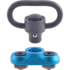 Hunting Explorer QD Sling Mount Sling Swivel 1,25 collu adaptera bāzes stiprinājums M Lok sliedēm, ātra atvienošana 2 punktu stropei