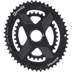 ROTOR BIKE COMPONENTS Q Žiedai DM OVAL Grandinės žiedas 52/36 T Juodas