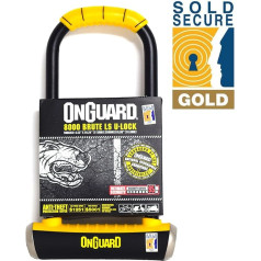 Onguard Brute LS 8000 Long Shackle Bicycle U-Lock (pārdod zelta krāsā)