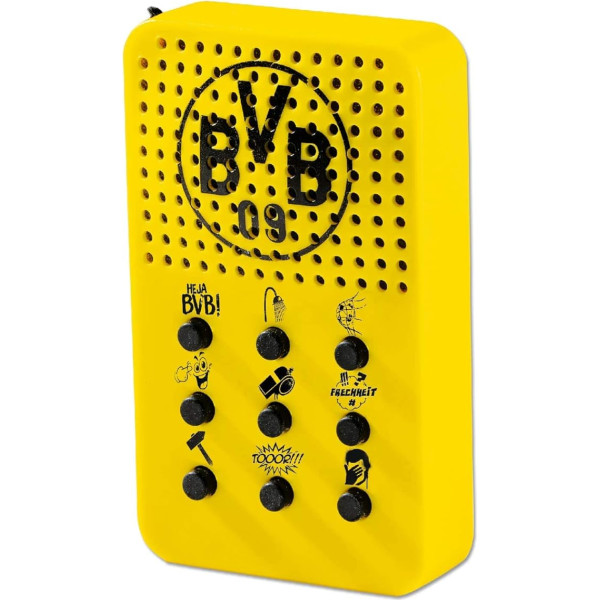 Borussia Dortmund Unisex BVB Sound Machine Radio, dzeltens, viens izmērs ES