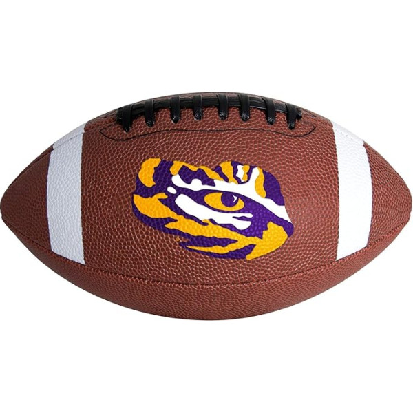 Rawlings NCAA Primetime Junior izmēra futbola bumba, LSU Tigers