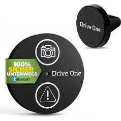 Needit Drive One fotoradaru detektors - radaru detektors + Drive One stiprinājums viedtālruņiem/trafiksargu signalizācijai - ideāls duets jūsu auto aksesuāriem - 1 komplekts