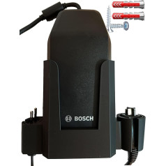 3D-TDürbeck Premium Wall Mount for the Bosch eBike Charger - Stable and Safe Storage for Your eBike Charger from Bosch