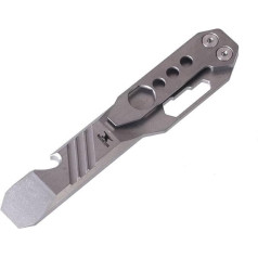 Holland Steel Titanium EDC Crowbar Multi Tool with Wrench and Bottle Opener Polished