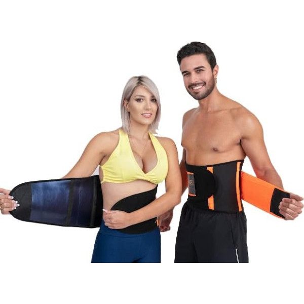 Xtreme Power Belt Pro sviedru jostas treneris sievietēm neoprēna PU treniņu jostas treneris Cincher Trimmer Shaper, oranžs