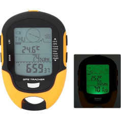 Weikeya Digitaler Höhenmesser, Barometer, GPS-Navigationsempfänger, Digitaler Höhenmesser Zum Klettern