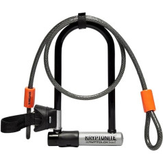 Kryptonite U-lock Kryptolok 2 + KFlex 120cm ar FlexFrame turētāju, 3500334