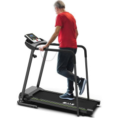 Redliro pastaigu treadmill ar garu rokturi līdzsvaram, atveseļošanās fitnesa vingrinājumu mašīna salokāma lietošanai mājās ar turētāju tālrunim un kausam, LCD displejs, 300 lbs ietilpība