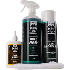 Oxford Mint Cycle Clean & Lube Kit (OC501) velosipēda tīrīšanas un ķēdes kopšanas komplekts