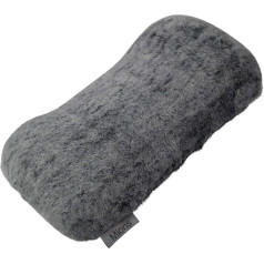 Human Comfort Travel Pillow Camping Pillow Neck Pillow Washable Soft Fleece Grey