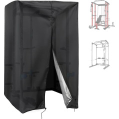 Squat Rack Cover, ūdensnecaurlaidīgs āra trenažieru zāles aprīkojuma pārsegs ar Zip Squat Rack / Weightlifting Rack / Home Fitness Equipment