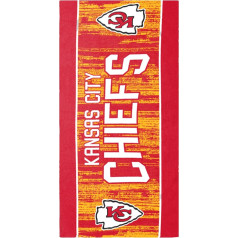 FOCO Kansas City Chiefs NFL pludmales dvielis ar lielu logotipu