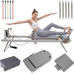 GRDSGRD Pilates Reformer mašīna Salokāms Pilates aprīkojums mājas treniņiem Daudzfunkcionāla Pilates studijas mašīna vidēja un iesācēju lietotājiem