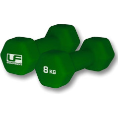 Urban Fitness K-REY-UFW037 Sešstūra hanteles 8 kg, zilas, viens izmērs