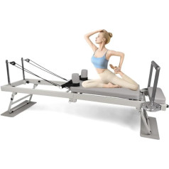 LINTRY salokāms Pilates Reformer mašīna mājās, Reformer Pilates mašīna salokāms, Pilates Reformer mašīna mājās, Reformer Pilates mašīna mājās, Reformer Pilates mašīna