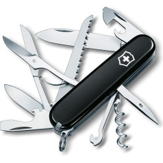 Victorinox Camping Edition Huntsman kabatas nažu futrālis, galda nazis un nažu asinātājs, melns