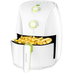 Cecotec Cecofry 900 White Karstā gaisa fritēze 1,5 L 900 W Bez eļļas Gaisa karstuma Gaisa PerfectCook tehnoloģija Krāsns funkcija Kapacitāte 400 g Regulējama temperatūra un laiks Balts