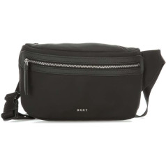 DKNY Women's R23IEA41-BSV-1 Crossbody, Black/Silver, black / silver