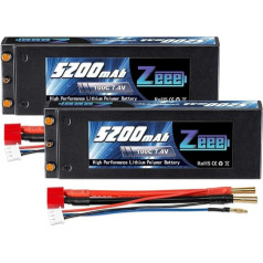 Zeee 7.4V 5200mAh 3S Lipo akumulators RC akumulators