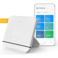 tado Smart Air Conditioning Control V3+ ar statīvu - Digitālā gaisa kondicionēšanas vadība, izmantojot lietotni - Optimāls iekštelpu klimats - Enerģijas taupīšana - Viegla uzstādīšana - Saderīgs ar Alexa, Siri un Google