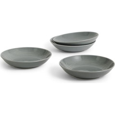 Royal Doulton ekskluzīvs Gordon Ramsay Maze Pasta trauks, tumši pelēks, 4 gab., komplekts no 4