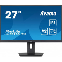 Monitors prolite xub2792hsu-b6 27 collas ips,hdmi,dp,100hz,slim,4xusb3.2,pivot,has(150mm),2x2w