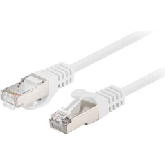 Patchcord cat.6 ftp 0.25m 10-pack fluke pagājis balts