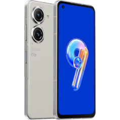 Asus Zenfone 9 viedtālrunis (5,92 collu AMOLED displejs, 50 MP duālā kamera, 4300 mAh akumulators, 8 GB RAM, 128 GB atmiņa), mēnessgaismas balts