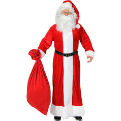 Foxxeo Men’s 5-Piece Premium Santa Costume with Coat, Size M-XXXXL, xl/xxl